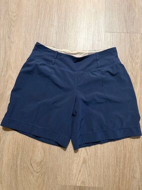 lululemon athletica Navy High-Waist Performance Shorts